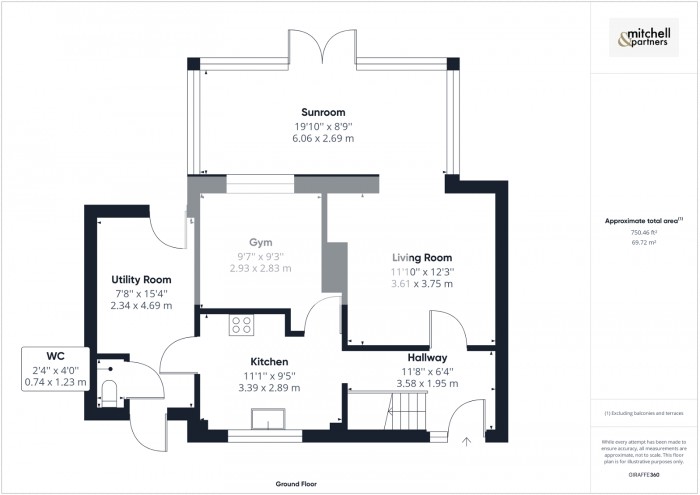 Floorplan for 4 Holt Close, GU14